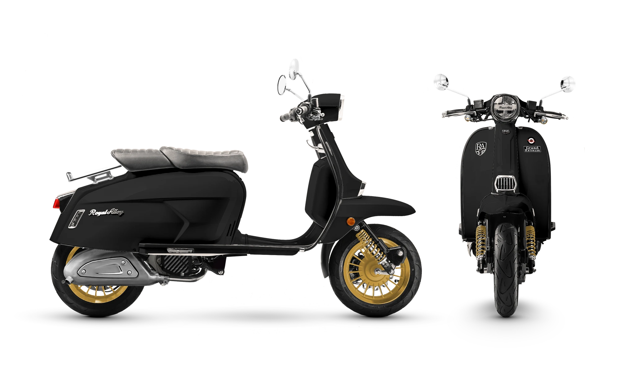 Royal Alloy GP160SE | BRIGHT BLACK/GOLD | Royal Alloy Japan