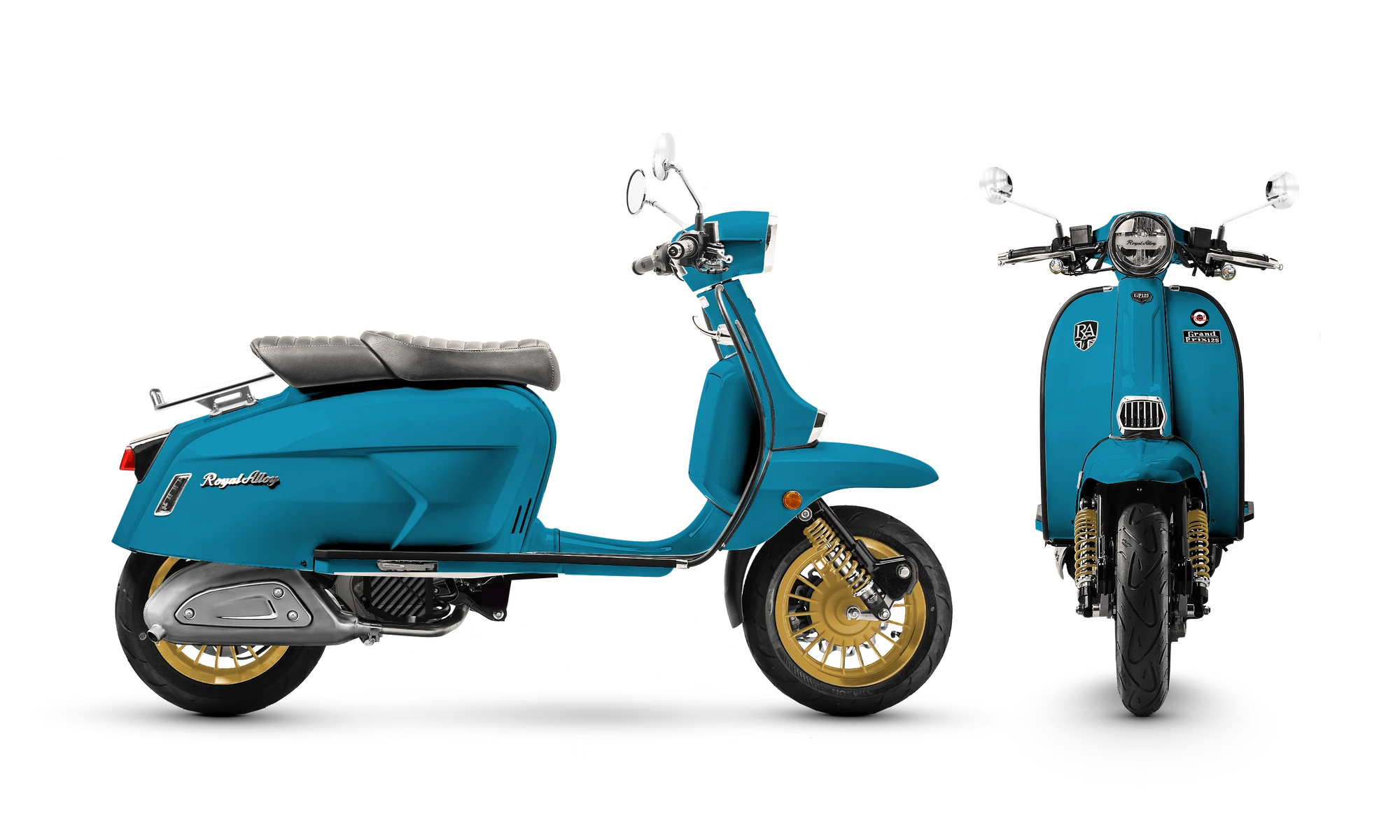 Royal Alloy GP160SE | CARIBBEAN BLUE/GOLD | Royal Alloy Japan