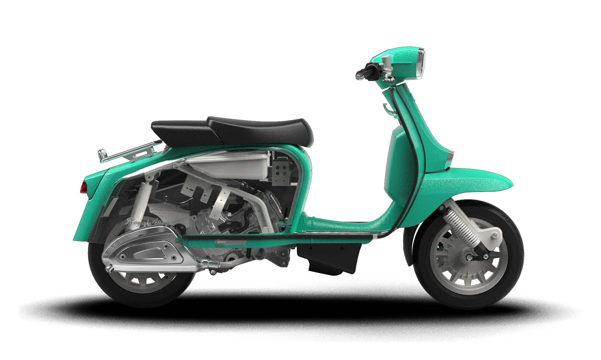 Royal Alloy GP350MT | ARMORED PAINT EMERALD GREEN | Royal Alloy Japan